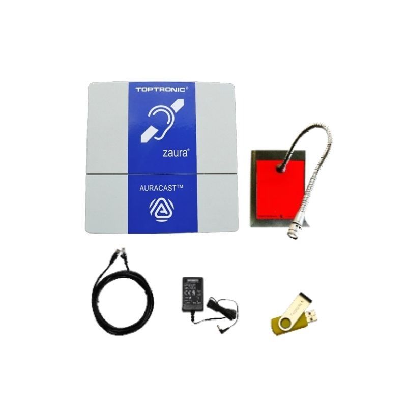 Toptronic Zaura 4 Auracast-Set für den Eingangsbereich, 4 m