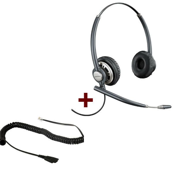 Pack: Plantronics EncorePro 720 + Standard-QD-Kabel