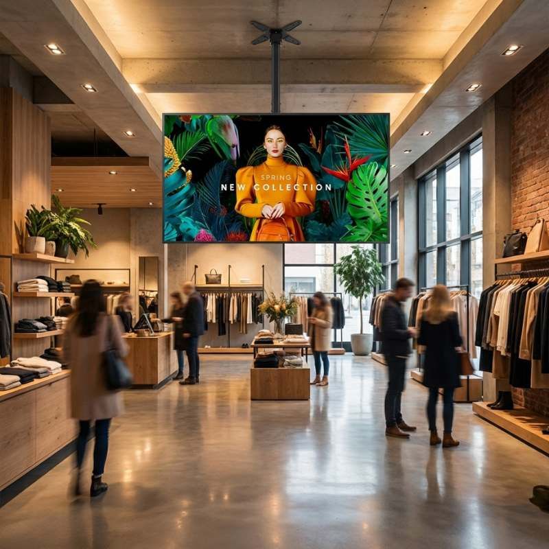 Pack Samsung 4K QBC 55'' Display + Deckenhalterung