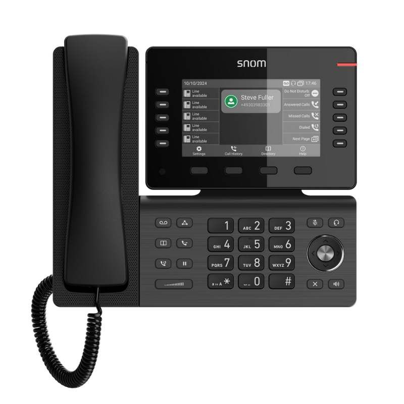 Snom D815WB IP-Telefon Schwarz IPS Wi-Fi