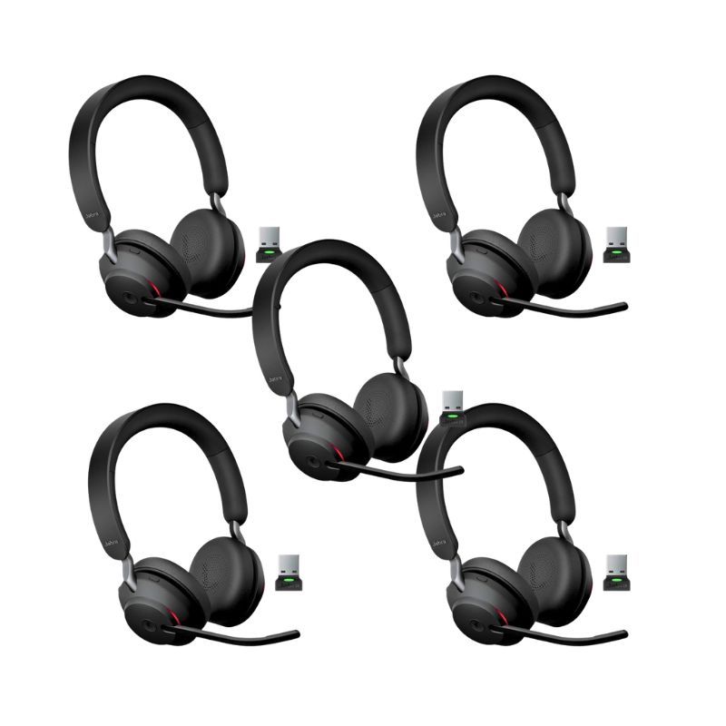 5er Pack Jabra Evolve2 65 Stereo USB-A MS