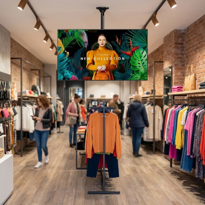 Pack Samsung QBC 65" Display + Wandhalterung Neomounts FPMA-C340BLACK