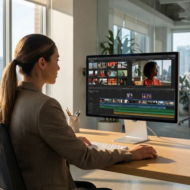 Apple Studio Display 27 Zoll 5K Nano, höhenverstellbar