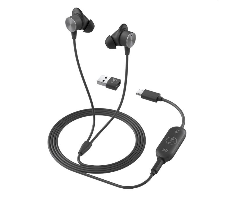 Logitech Zone Wired Earbuds - Teams