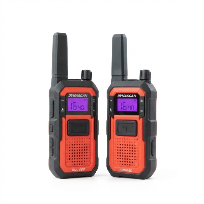2er Pack PMR446 Dynascan Rugged Walkie Talkies