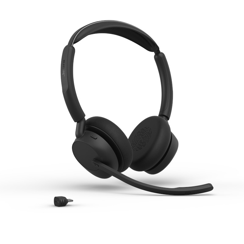 Jabra Evolve3 45 Duo USB-C UC – kabelloses Headset