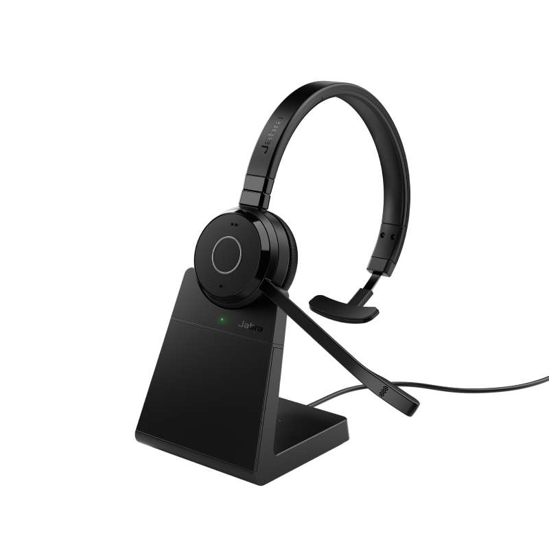 Jabra Evolve 65 TE 390A mono UC - mit Ladestation