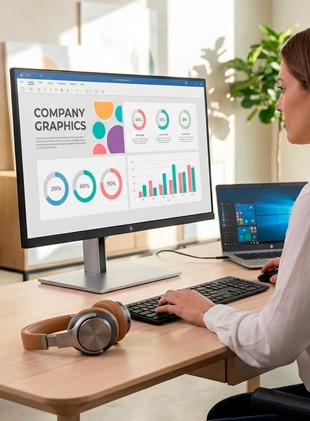 HP E27 G5 FHD Monitor - Onedirect