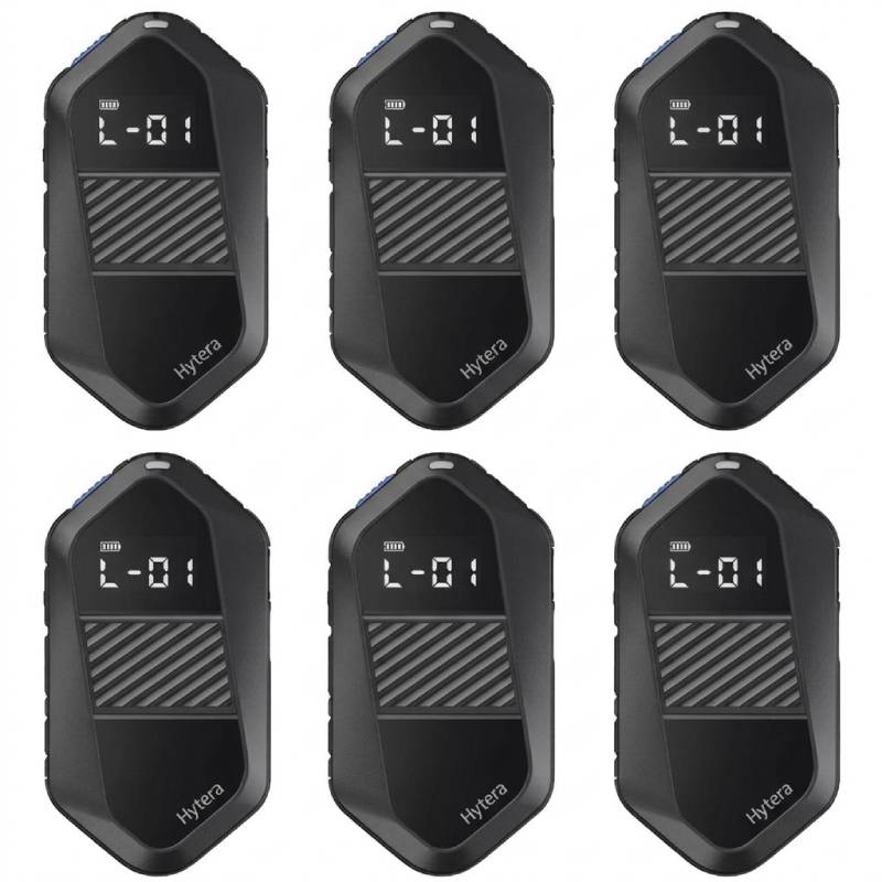 6er-Pack PMR446-Funkgeräte Hytera S1e