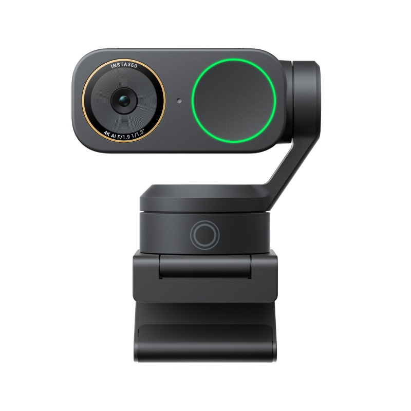 Insta360 Link 2 Pro Schwarz 4K-Webcam mit KI