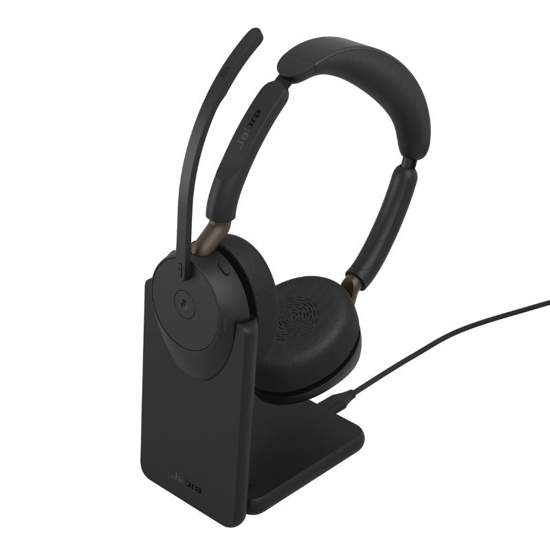 Jabra Evolve3 65 MS Stero USB-A mit Ladestation