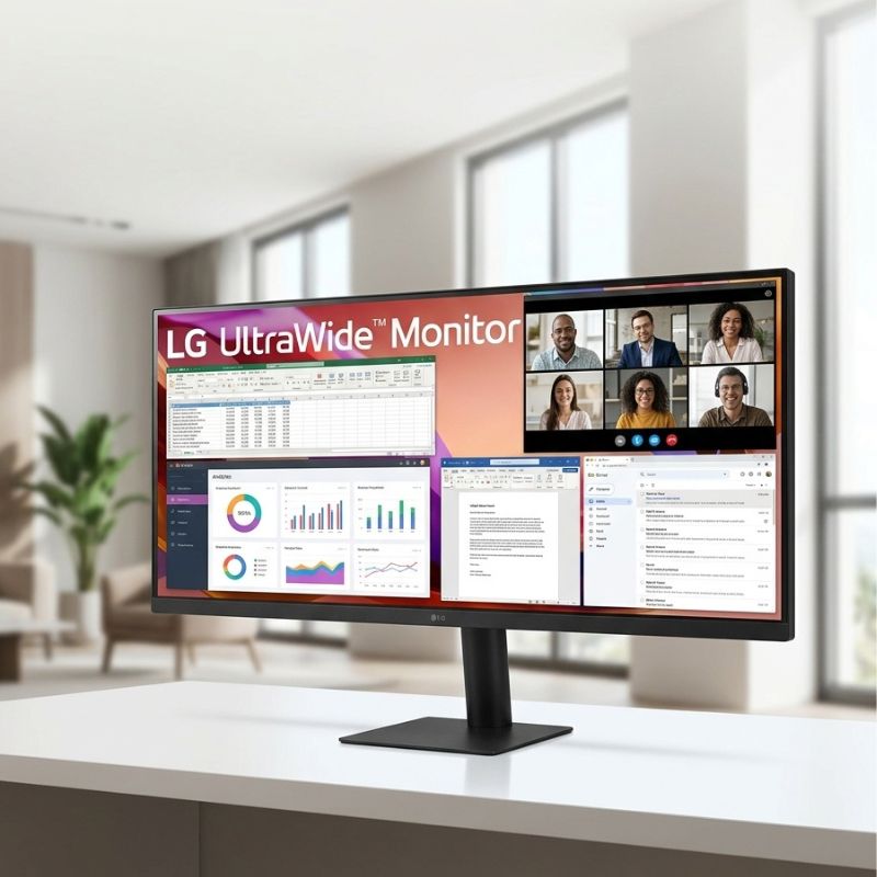 LG 34U511A-B UltraWide-Monitor mit WFHD