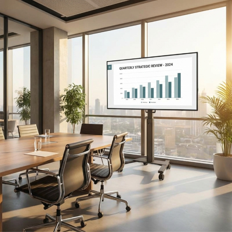 Pack 4K Display LG 55UH7N-E 55'' + mobile Neomounts Halterung