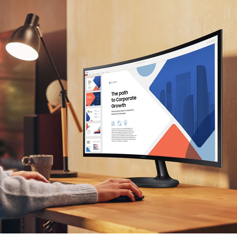 Samsung Essential S3 S24D360GAU Curved Monitor 24 Zoll