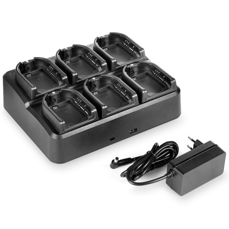 Jetfon MULTI CLPe 6 Fach Mehrfachladegerät für Motorola CLPe