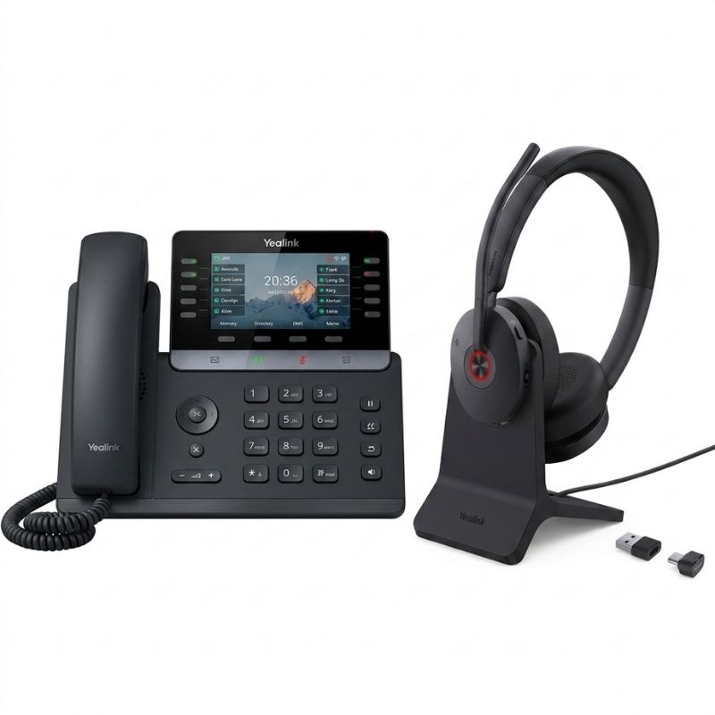Pack IP Yealink Telefon T74LTE 4G + schnurloses Yealink BH74 MS Headset