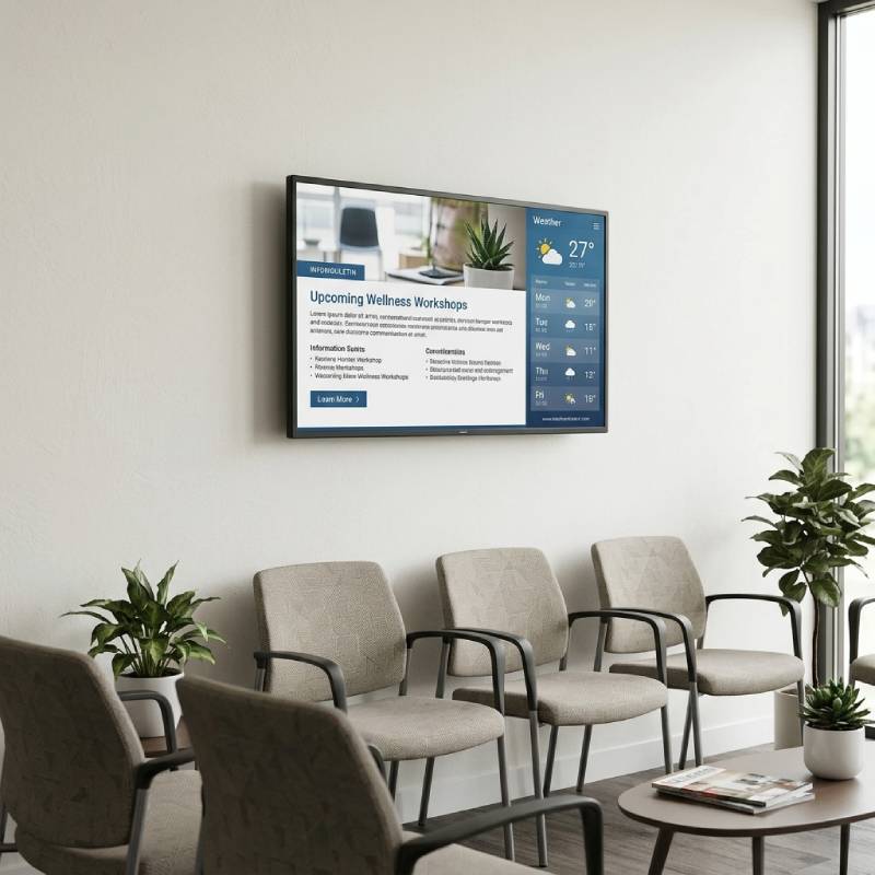 Pack Philips D-Line 32"-FHD-Monitor + Wandhalterung