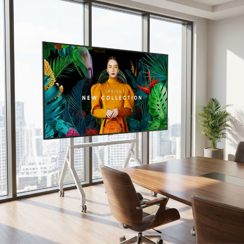 Pack Samsung QMC 85'' + mobile Neomounts Halterung