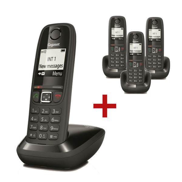 DECT Telefon mit zusätzlichen Mobilteilen