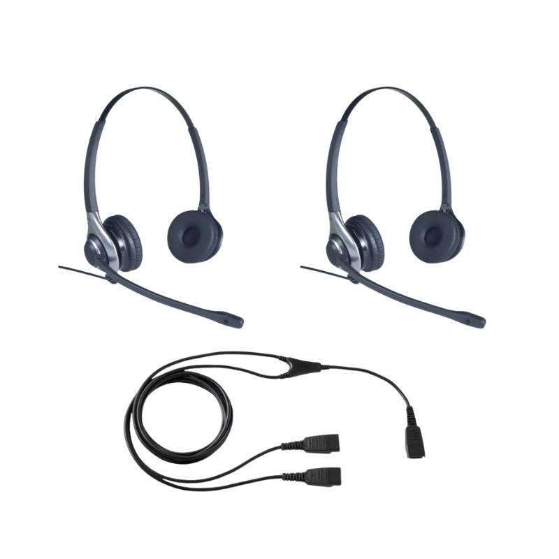 2er Pack Cleyver HC45 + QD Y-Kabel