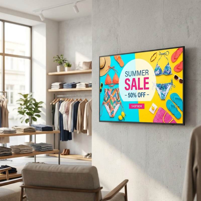 Pack Samsung QBC 4K 75'' Display + Wandhalterung