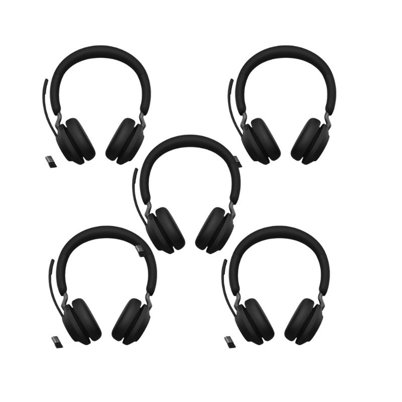 5er Pack Jabra Evolve2 65 Stereo USB-C MS