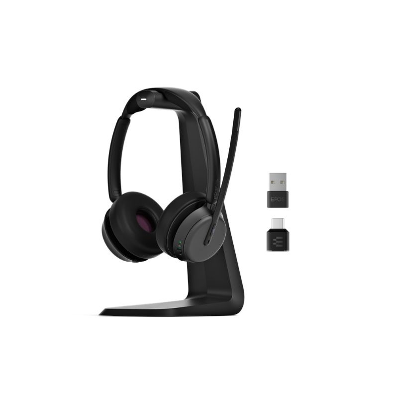 EPOS IMPACT 1000 USB-C Duo mit Dongle und Ladestation