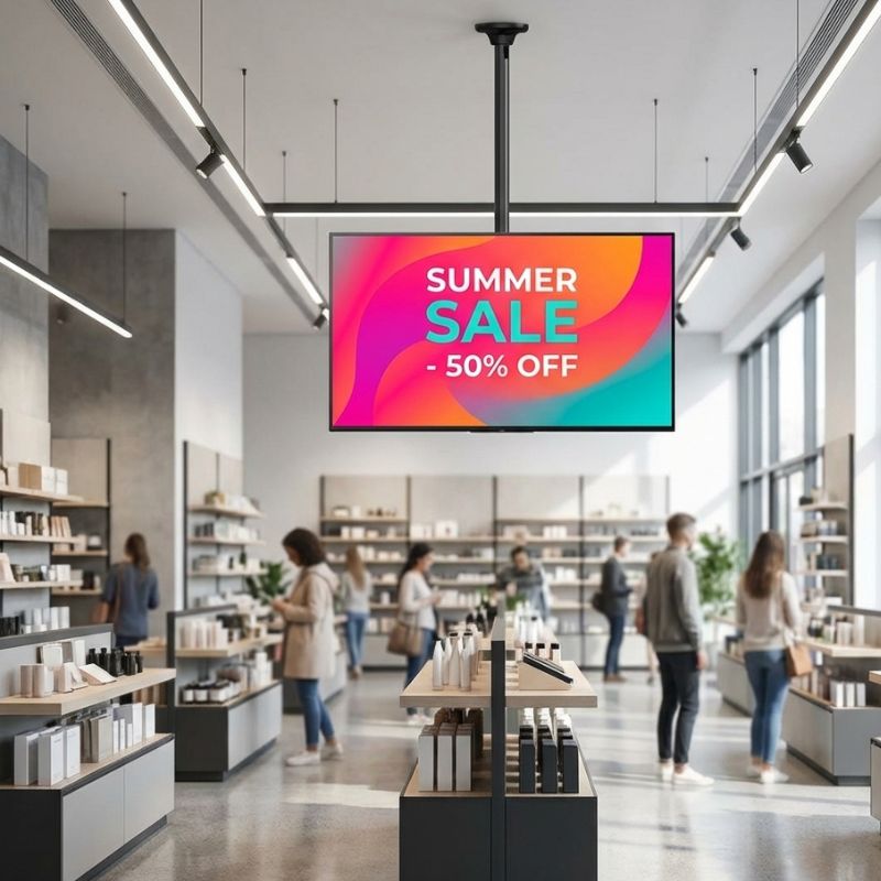 Pack Sony FW-55BZ40L 55" Display + Deckenhalterung Neomounts FPMA-C340BLACK