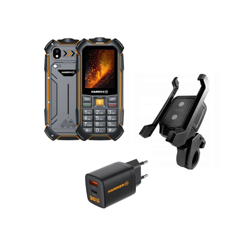 Hammer Boost LTE 2 + Telefonhalter + Ladegerät