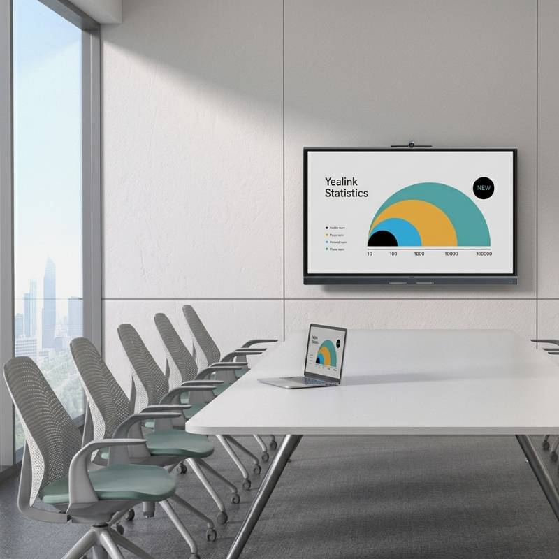 Yealink MeetingBoard 75C EDLA 4K-Bildschirm