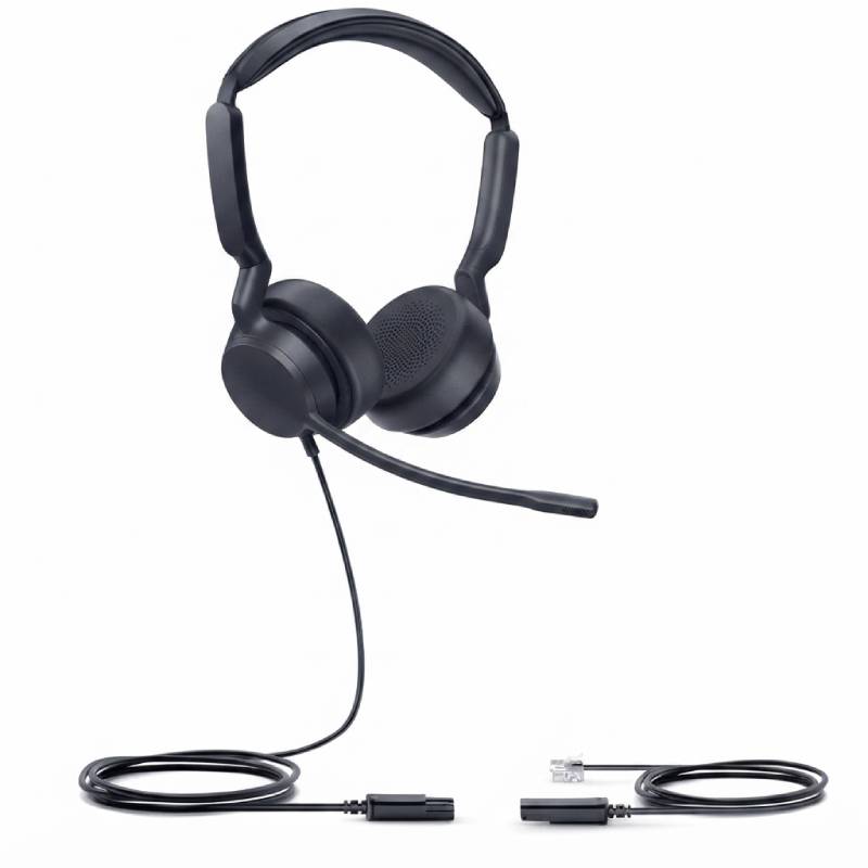 Yealink YHS36 E2 Duo – kabelgebundenes Headset mit QD-RJ9-Anschluss