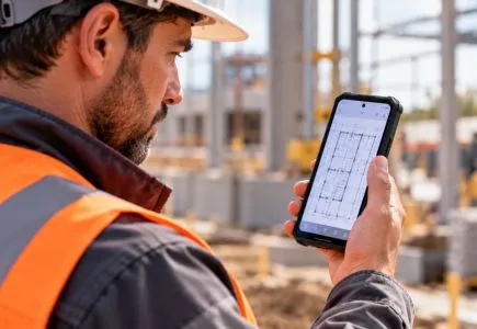 AGM Robustes AGM Smartphone für Fachkräfte im Baugewerbe