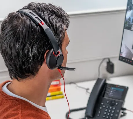 Headset für Festnetztelefone mit Mikrofon für geschäftliche Anrufe