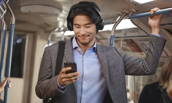 Kabelloses Headset mit Mikrofon für Handygespräche