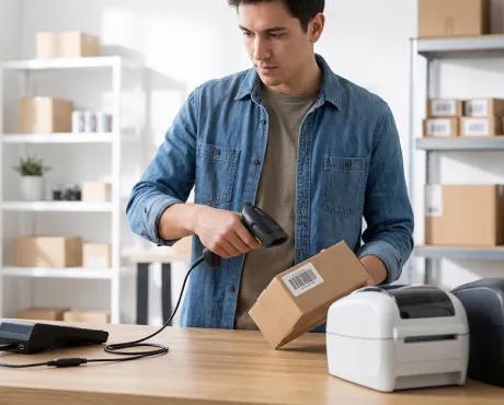 Douchette USB Professioneller USB-Barcode-Handscanner