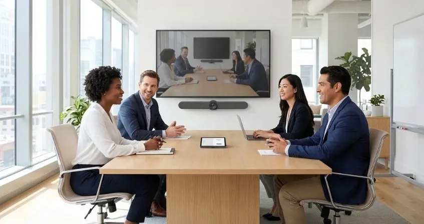 Videokonferenz mit Logitech Lösungen