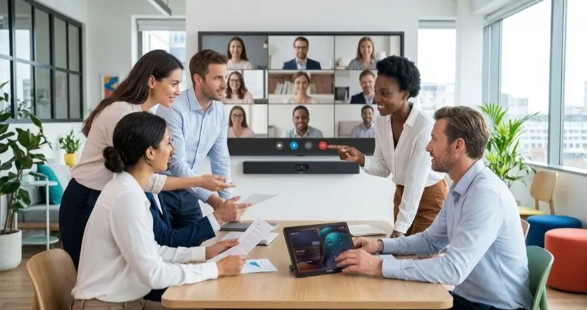 Videokonferenz mit Yealink Lösungen