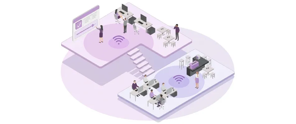 Multicell-DECT-System Multicell-DECT-Abdeckung mit mehreren verbundenen Basisstationen
