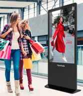 Digital Signage Stelen