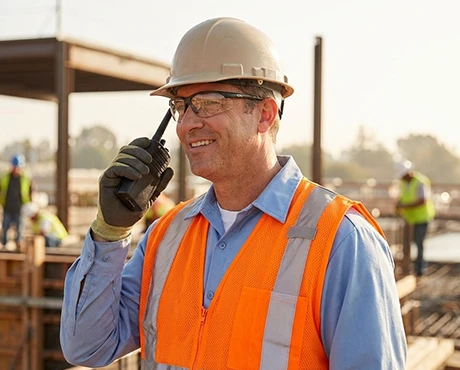 Funkgeräte für Baustellen