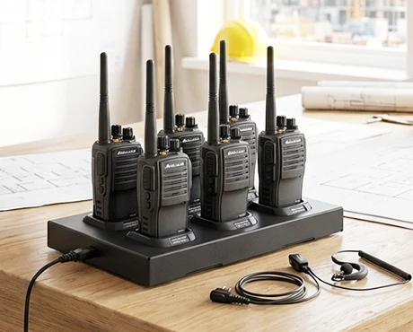 Funkgeräte mit Ladegeräten / Ersatzakkus