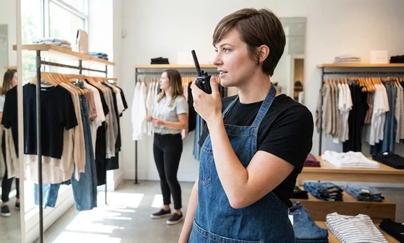 Funkgeräte für den Einzelhandel