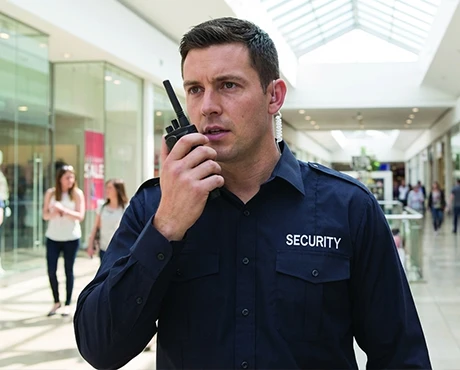 Funkgeräte für Sicherheitsdienste