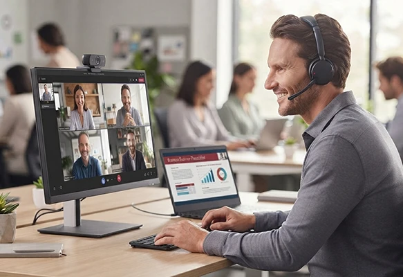 Auswahl der besten Headsets mit Mikrofon für Videokonferenzen 2026