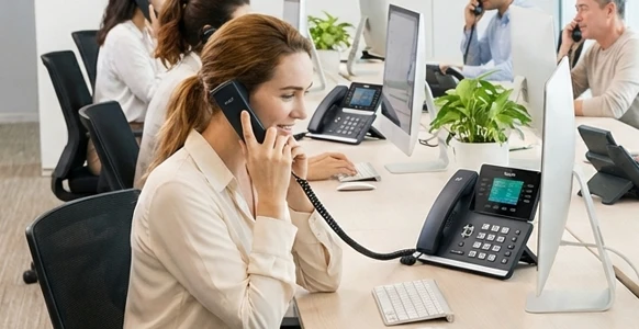 Kabelgebundene Yealink IP-Telefone