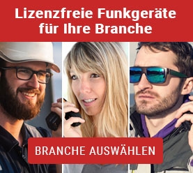 Funkgeräte nach Branche