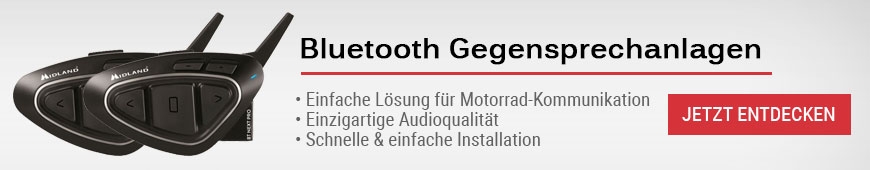 Gegensprechanlagen & Headsets für Motorräder