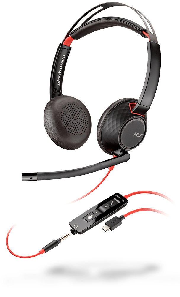 Plantronics Blackwire 5220 USB-C+ 3,5mm-Klinkenanschluss 